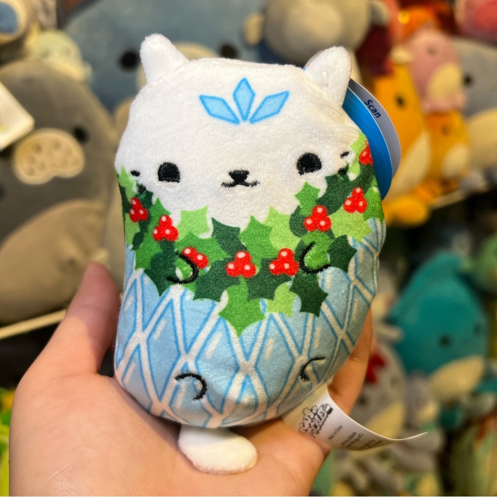 Cats vs Pickles CVP Holiday 2023 Ice Queen 4” Stuffed Bean Plush